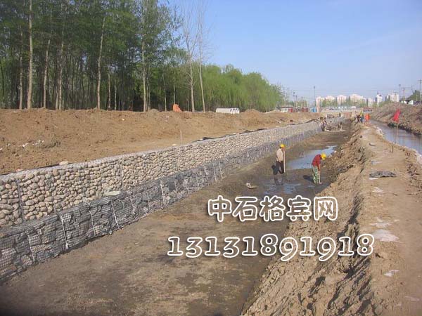防洪格賓石籠